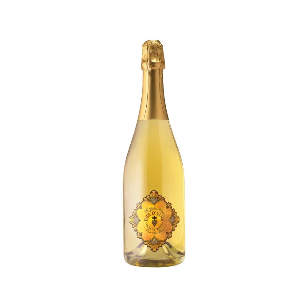 Bottle of Bee d'Vine Brut Sparkling (Dry) Honey Wine
