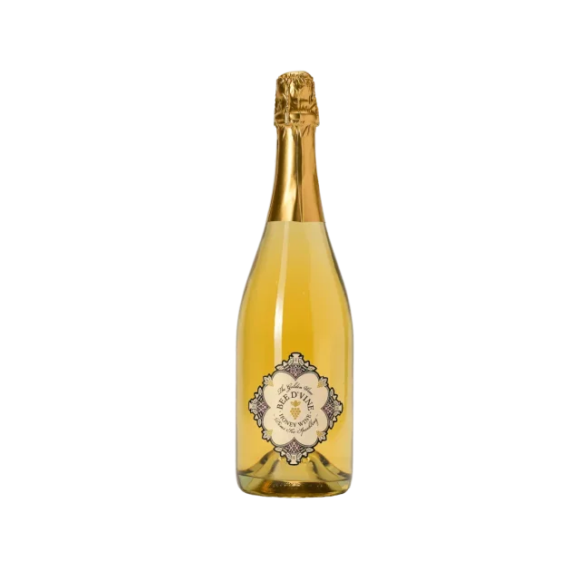 Bottle of Bee d'Vine Demi Sec Sparkling (Semi-Sweet) Honey Wine