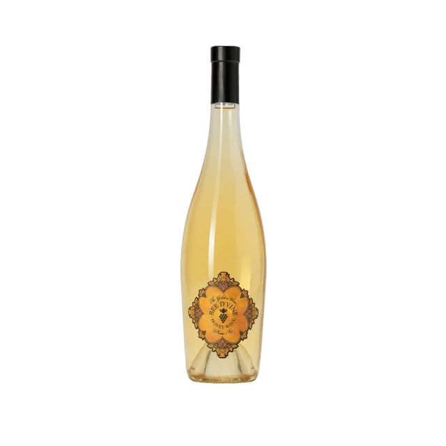Bottle of Bee d'Vine Demi Sec (Semi-Sweet) Honey Wine