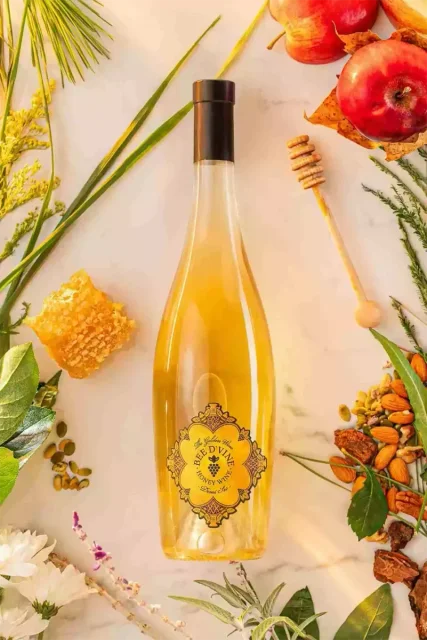 Bottle of Bee d'Vine 3L Double Magnum Honey Wine